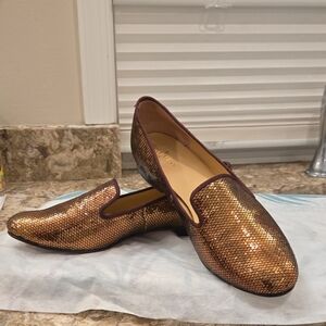 Cole Haan - Nike air 11B Shimmer Bronze Loafers